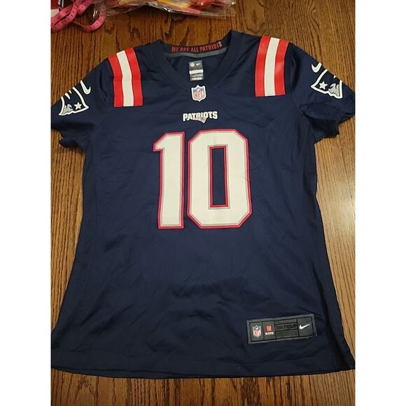 Nike Mac Jones New England PATRIOTS Womens Size Medium Jersey NFL Football Top - Picture 6 of 8